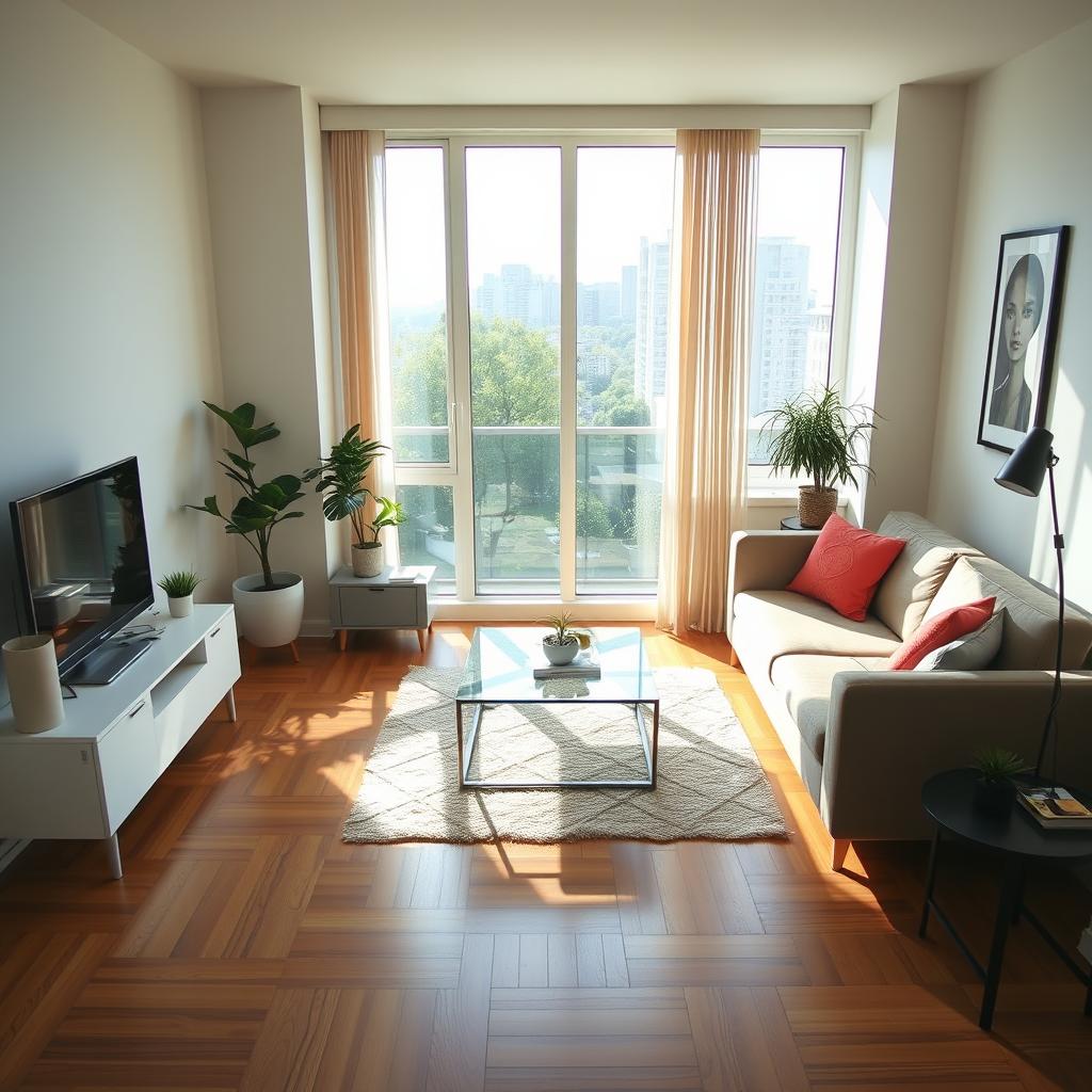 Persoană în apartament modern Persoană în apartament modern