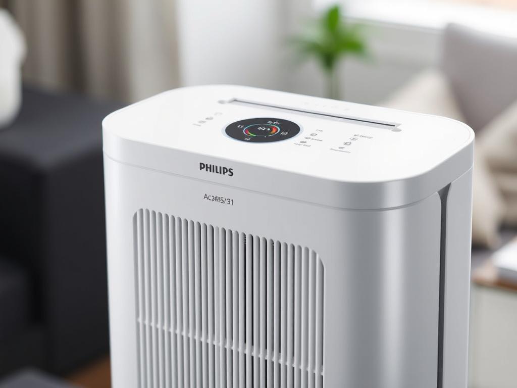 Purificator de aer Philips AC3854/51 cu panou de control digital și indicator de calitate a aerului Purificator de aer Philips AC3854/51 cu panou de control digital și indicator de calitate a aerului