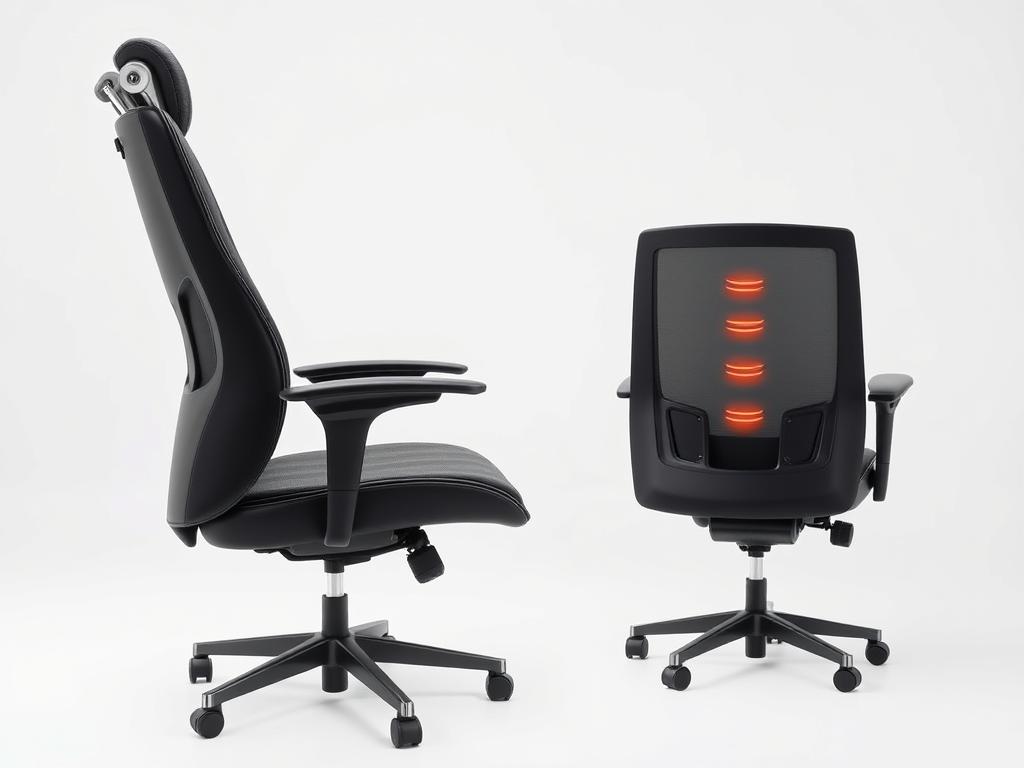 Scaun de birou cu masaj OFF 1662 pentru spate