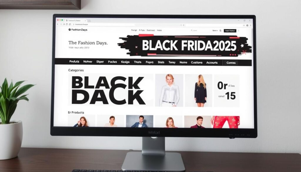 Site-ul Fashion Days pregătit pentru Black Friday noiembrie 2025 Site-ul Fashion Days pregătit pentru Black Friday noiembrie 2025