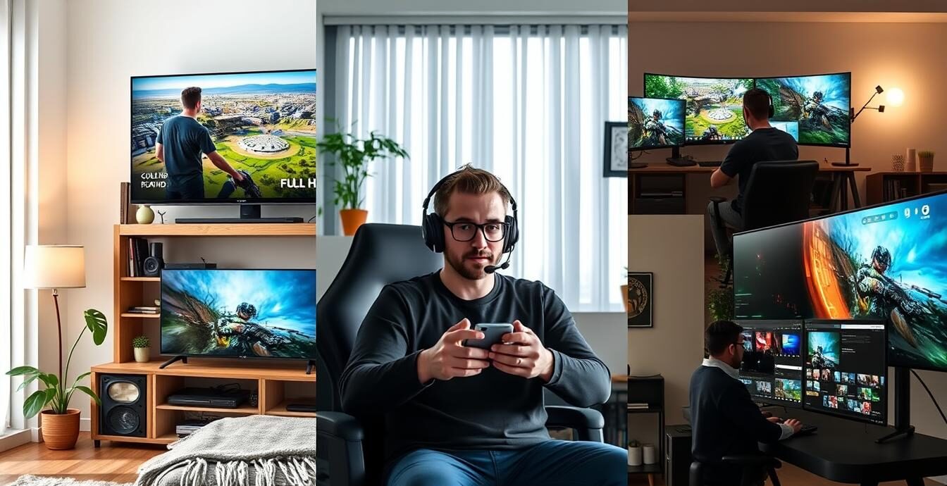 Utilizatori în diferite scenarii folosind dispozitive cu rezoluții diferite Utilizatori în diferite scenarii folosind dispozitive cu rezoluții diferite