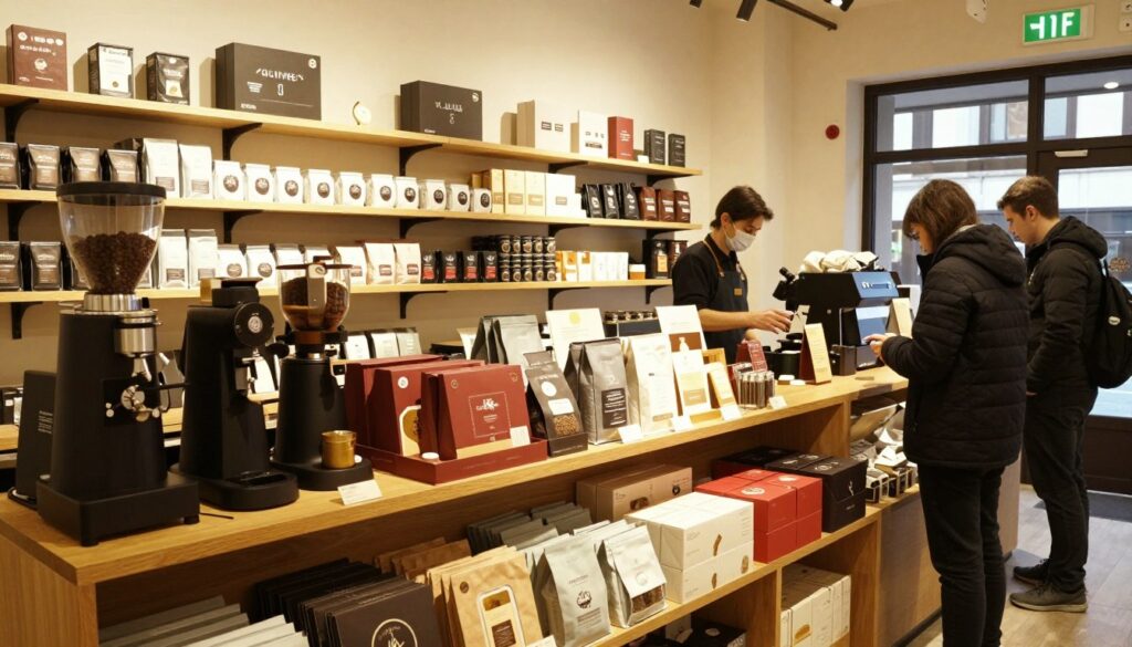 Magazin specializat de cafea din București cu diverse opțiuni de cadouri pentru iubitorii de cafea