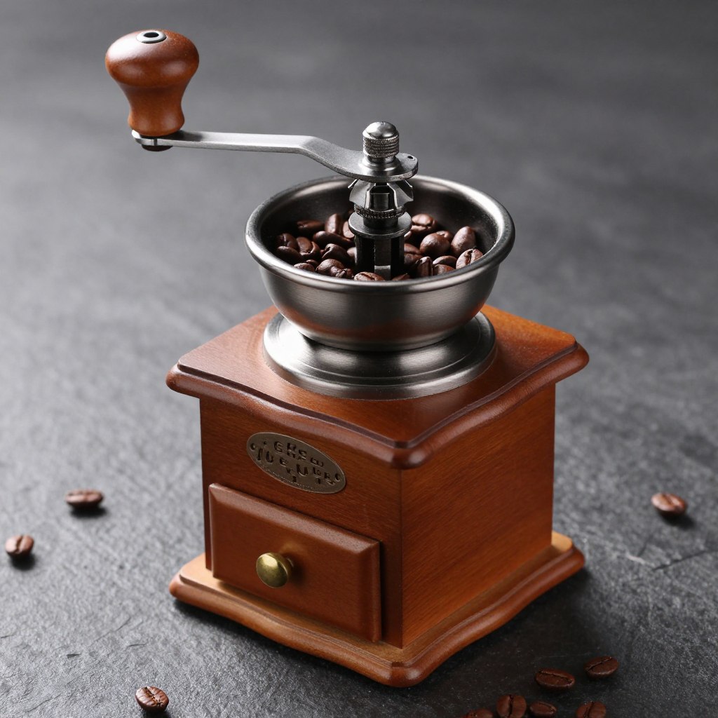 Râșniță manuală de cafea de înaltă precizie, cadou ideal pentru iubitorii de cafea