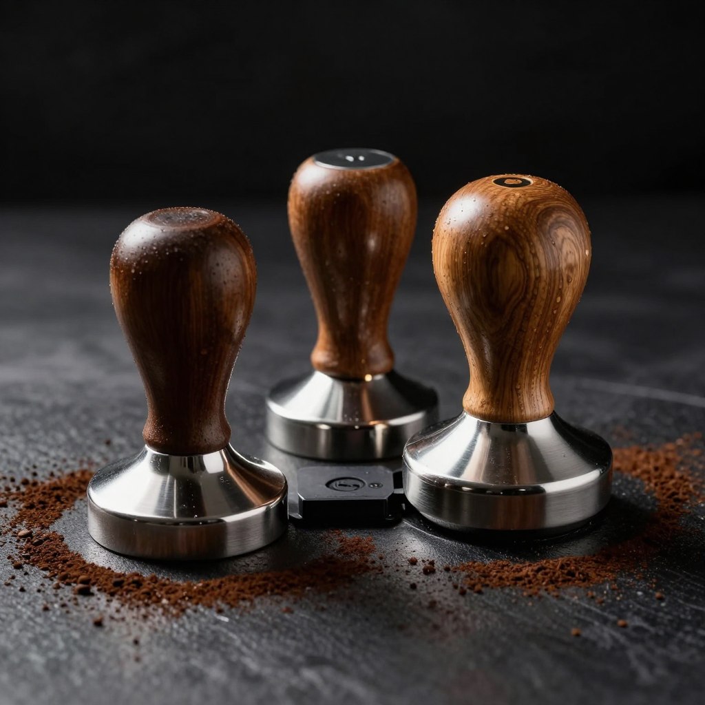 Set de tamper și distribuitor pentru espresso, cadou rafinat pentru iubitorii de cafea