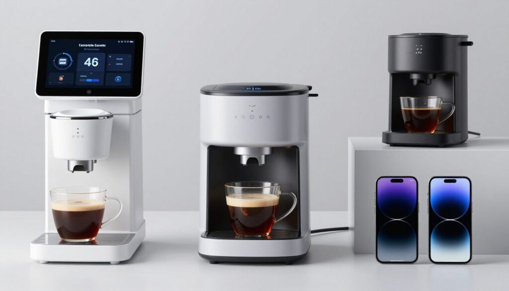 Tehnologii inovatoare pentru prepararea cafelei, reprezentând tendințele din 2025 pentru cadourile iubitorilor de cafea