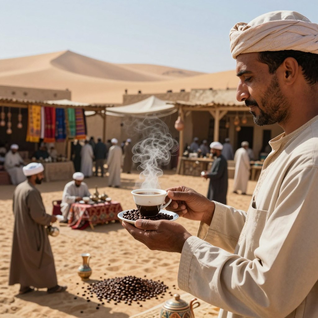 răspândirea cafelei în Peninsula Arabică
