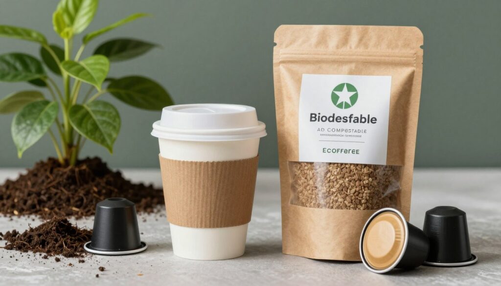 Capsule compatibile biodegradabile și compostabile Capsule compatibile biodegradabile și compostabile