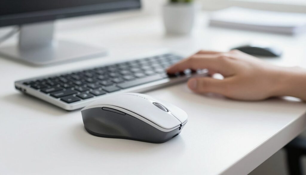 Caracteristici ergonomice pentru mouse și tastatură wireless pentru birou