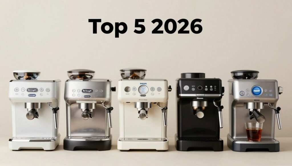 Colecție cu cele mai bune 5 espressoare automate din România 2026