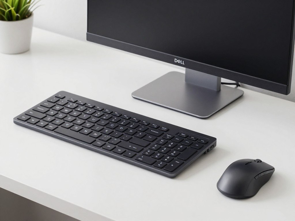 Dell Premier Multi-Device Wireless Set mouse și tastatură wireless pentru birou