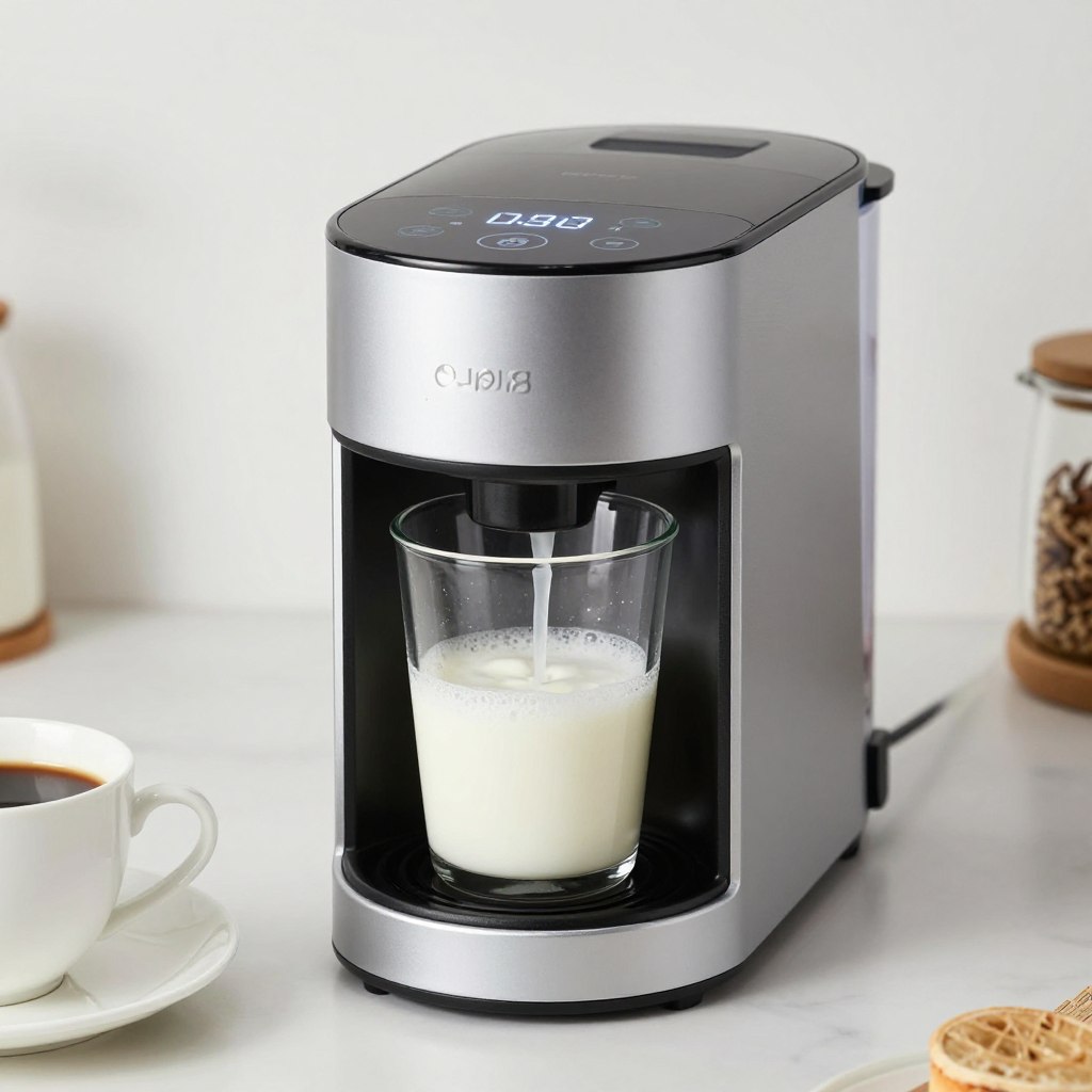 Dispozitiv automat de spumare a laptelui Dispozitiv automat de spumare a laptelui