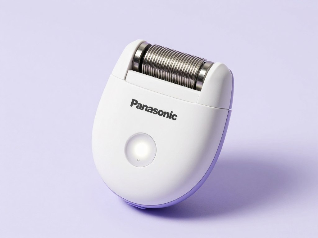Epilator Panasonic ES-EY30-V503 cu discuri duble și cap pivotant Epilator Panasonic ES-EY30-V503 cu discuri duble și cap pivotant