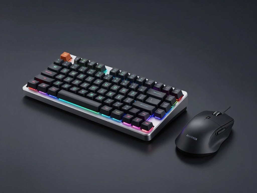 Keychron Q Ultra Wireless Set mouse și tastatură wireless pentru birou