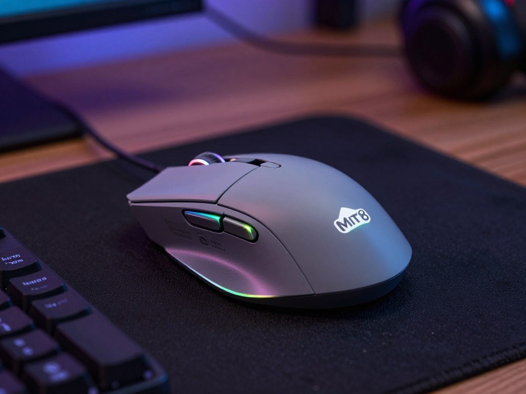 Mouse wireless ergonomic pentru gaming casual