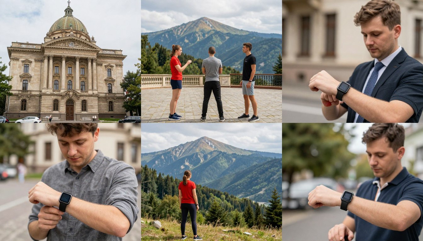 Utilizatori români folosind smartwatch-uri în contexte locale Utilizatori români folosind smartwatch-uri în contexte locale
