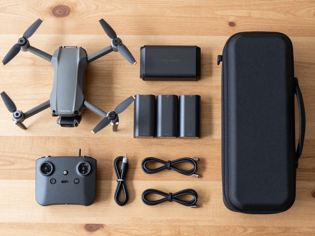 AERIUM R96X pachet cu 3 baterii și accesorii