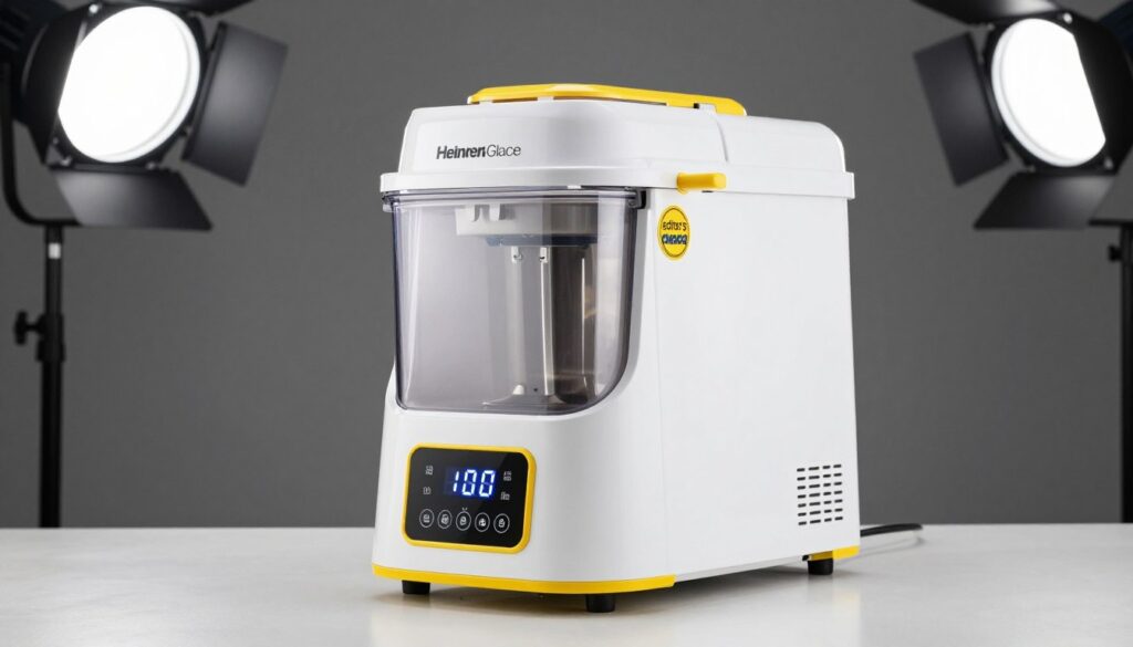 Aparat de facut inghetata Heinner Glace HICM-150WHYG cu compresor si display LED, alegerea editorului 2026