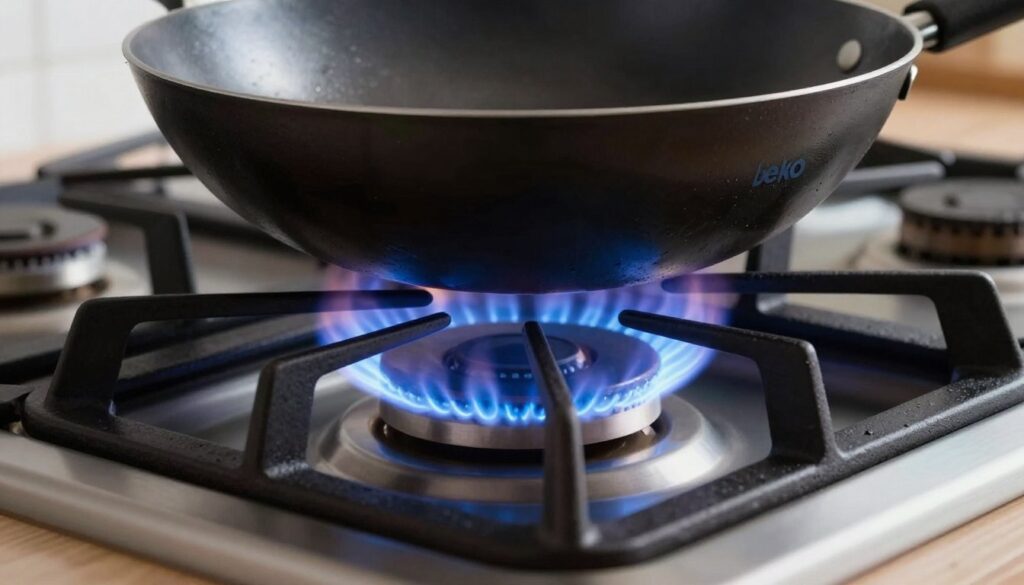 Arzator wok al plitei Beko cu flacara puternica pentru gatit asiatic