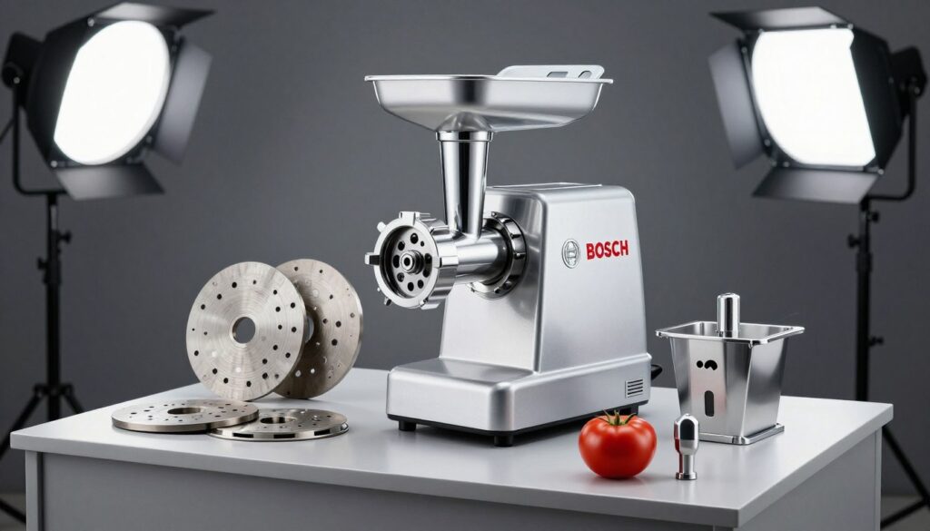 Bosch MFW68660 mașină de tocat electrică cu toate accesoriile