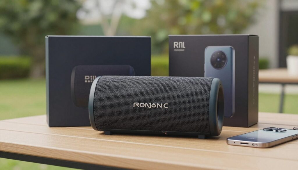 Boxa portabilă prezentată ca gadget cadou pentru bărbați