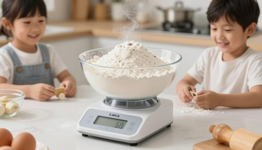 Cantar Laica cu bol mare pentru preparate voluminoase de familie Cantar Laica cu bol mare pentru preparate voluminoase de familie