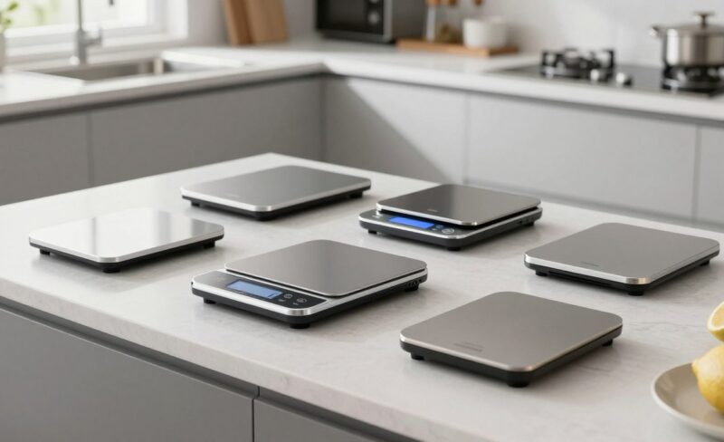 Cantare de bucatarie moderne dispuse pe blat de bucatarie contemporary