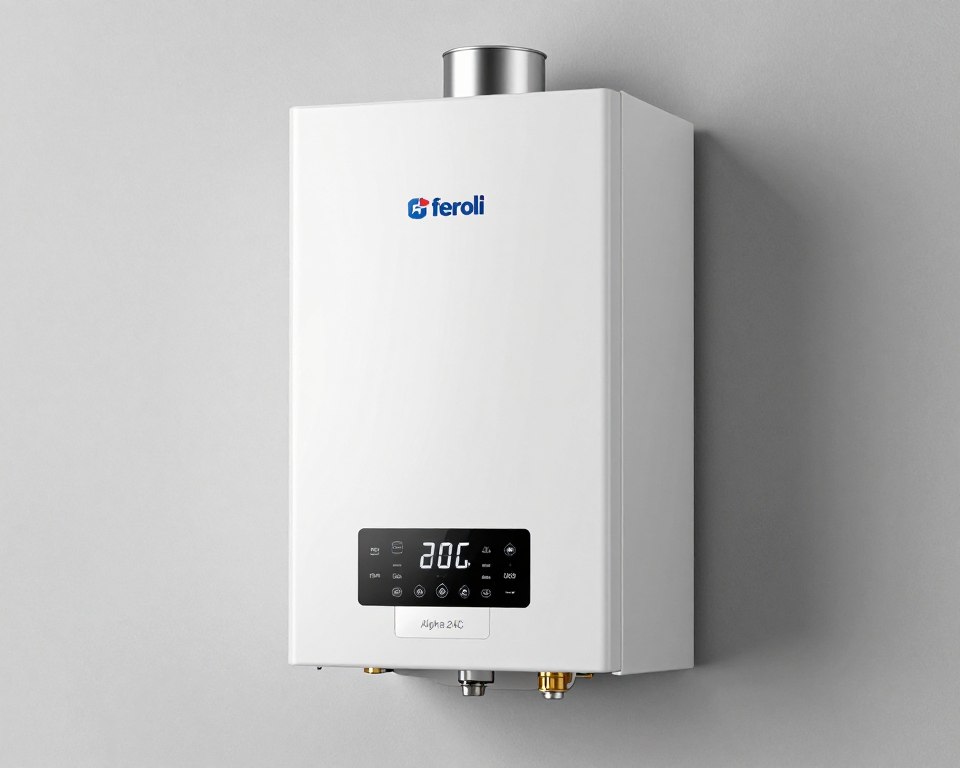 Centrala termica Ferroli Bluehelix Alpha cu design italian economic