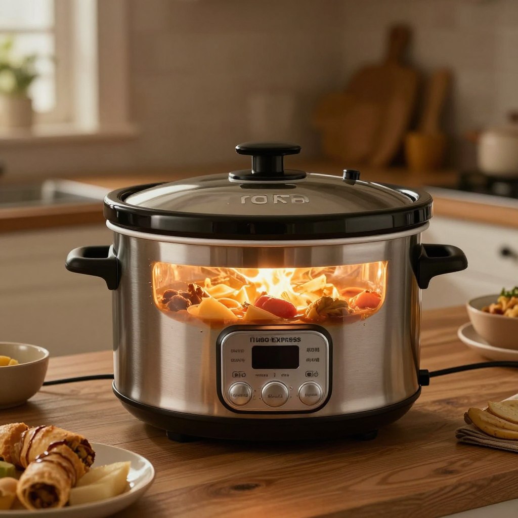 Crock-Pot Turbo Express CS062X slow cooker și multicooker combinat