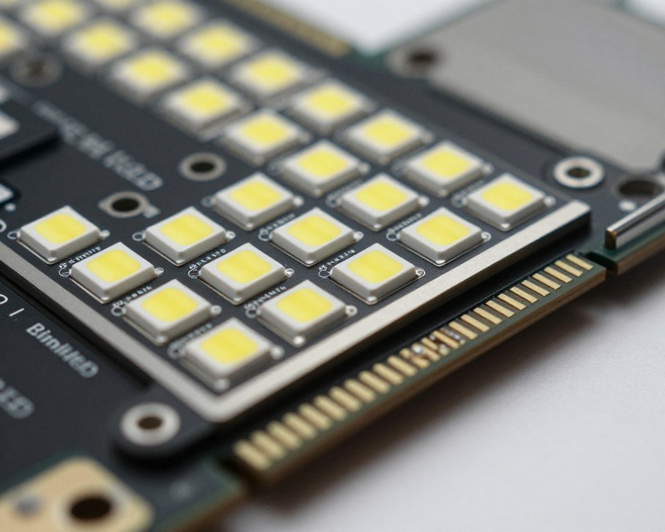 Detaliu panou MiniLED TCL 55Q6C