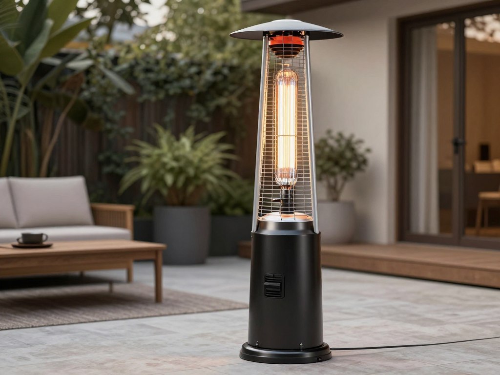 Detoolz încălzitor electric cu halogen și înălțime ajustabilă