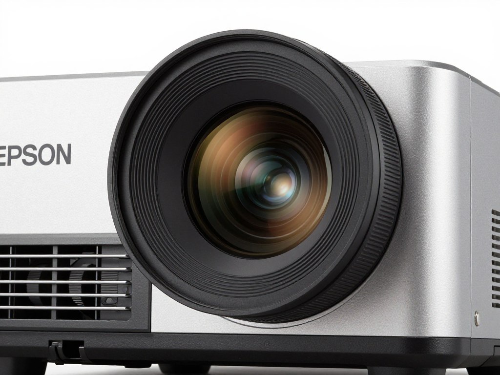 Epson TW7100 detaliu optici si lentile de calitate