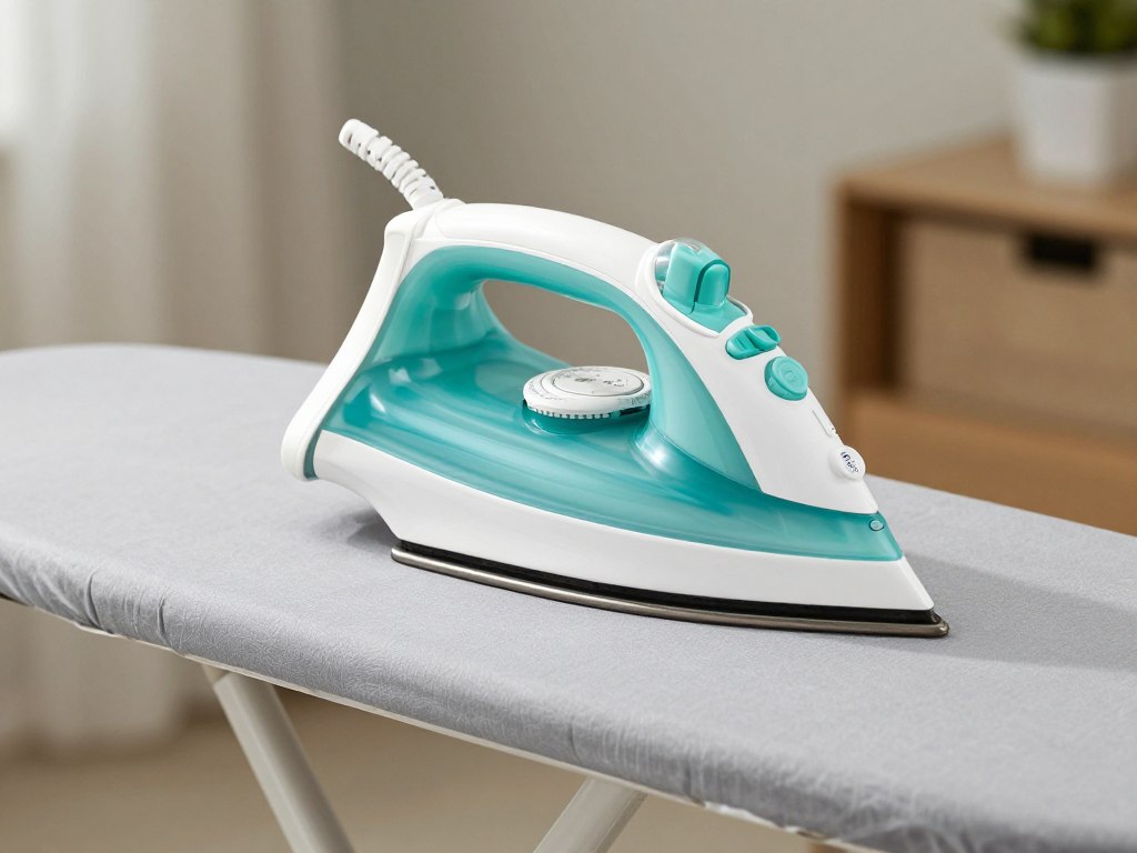 Fier de calcat Philips Azur DST7511/80 pe masa de calcat