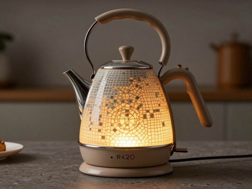 Fierbător ceramic premium Concept Ceramica RK0020 cu design mozaic elegant