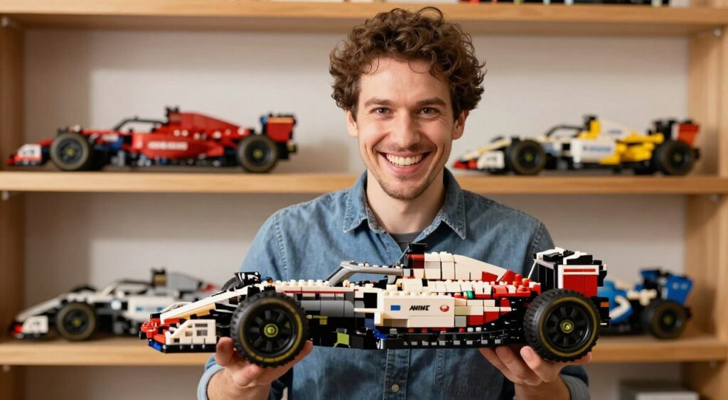 Finalizare achiziție LEGO F1 bucurie și satisfacție