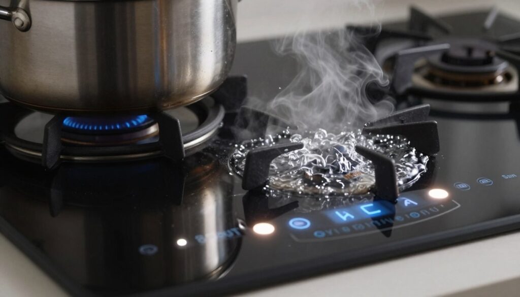 Functia Boost activata pe plita cu inductie Samus PSI-32BG5