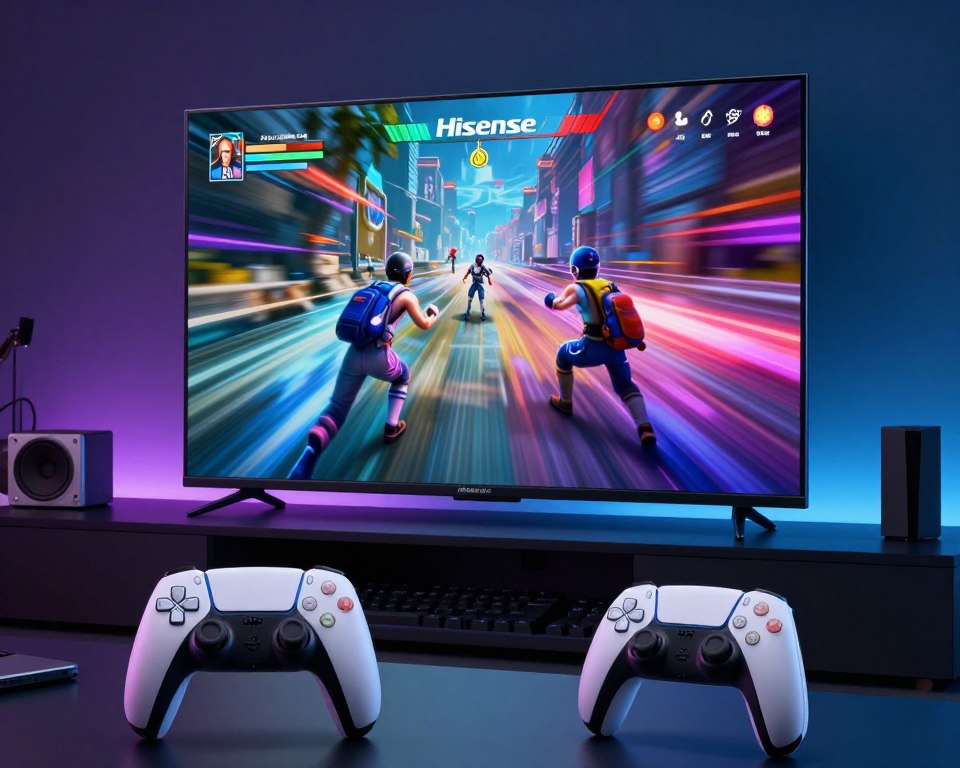 Gaming pe Hisense 55U7Q Pro