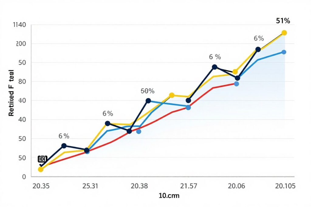 Grafic evoluție prețuri LEGO F1 seturi retrase