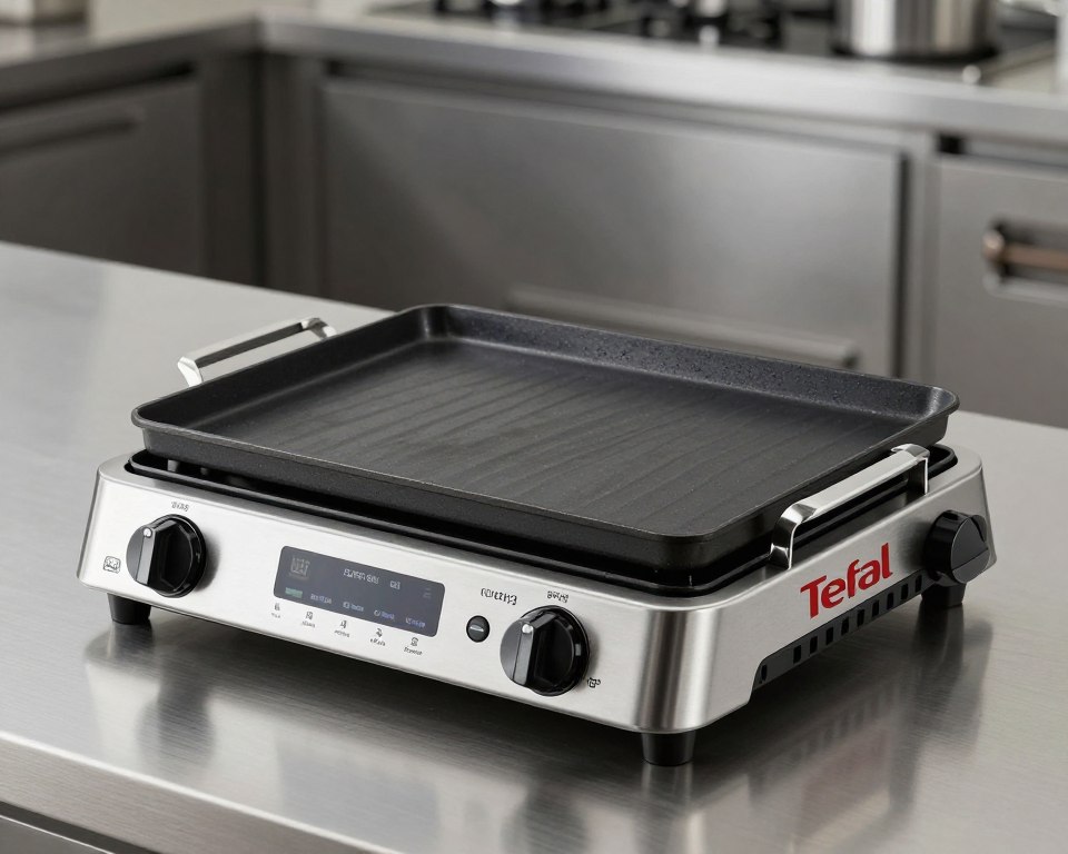 Grătar electric Tefal Super Grill GC451B12 cu control manual și funcție timer