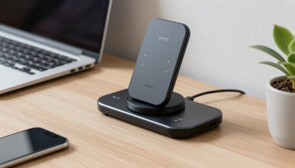 Încărcător wireless ca accesoriu cadou tech