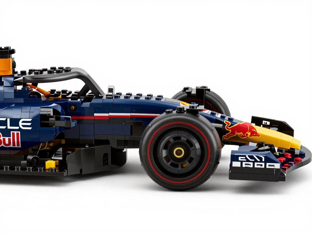 LEGO Red Bull RB20 sidepod și sistem răcire