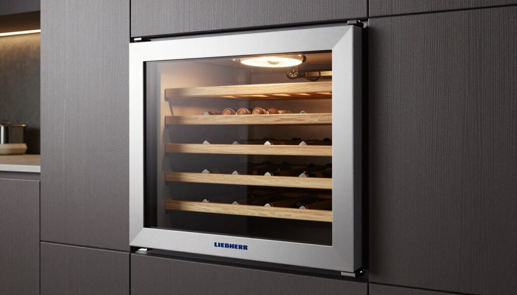 Liebherr racitor vin integrat în bucătărie modernă