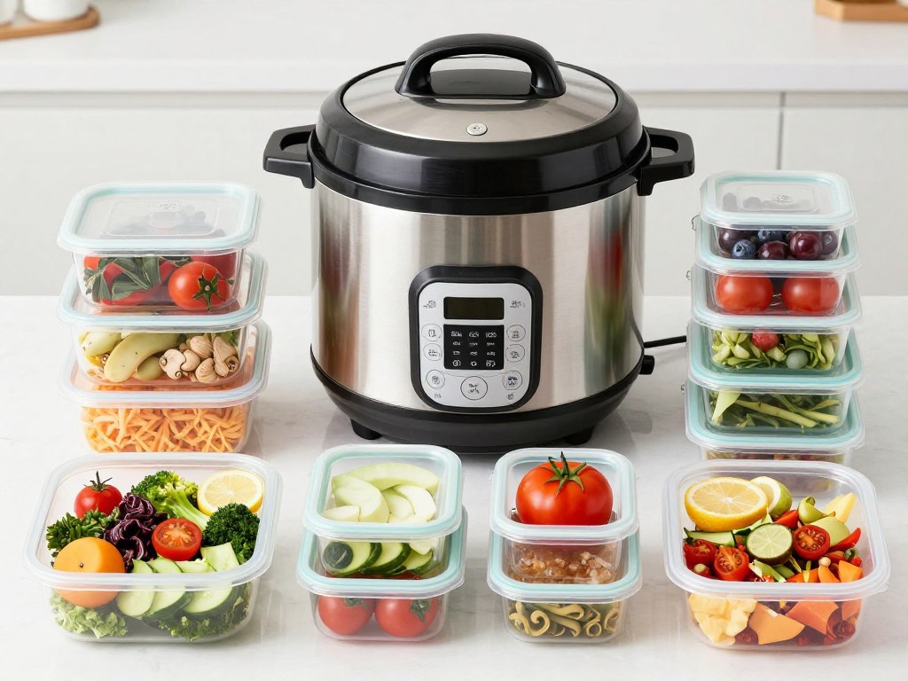 Multicooker cu capacitate mare pentru meal prep săptămânal