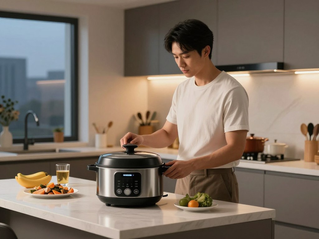 Multicooker cu funcție start întârziat pentru profesioniști cu program încărcat