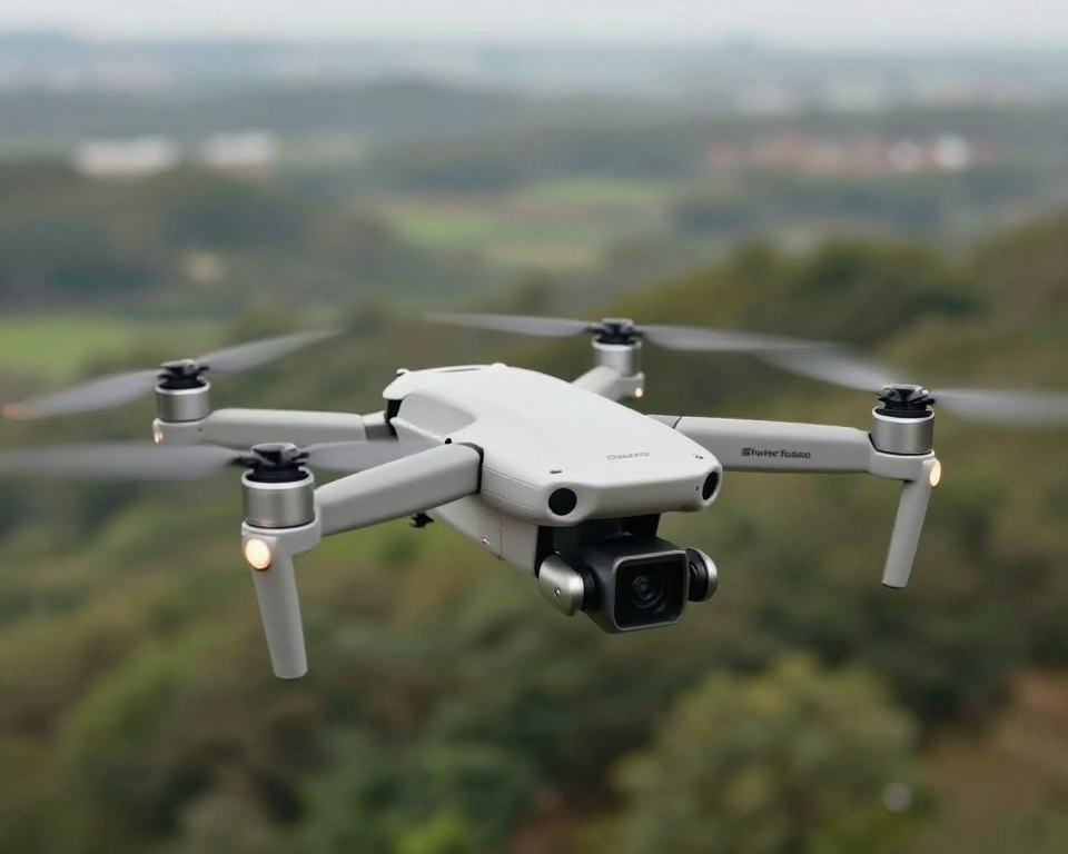 Nivazo L500 Pro Max în utilizare - fotografie aeriană