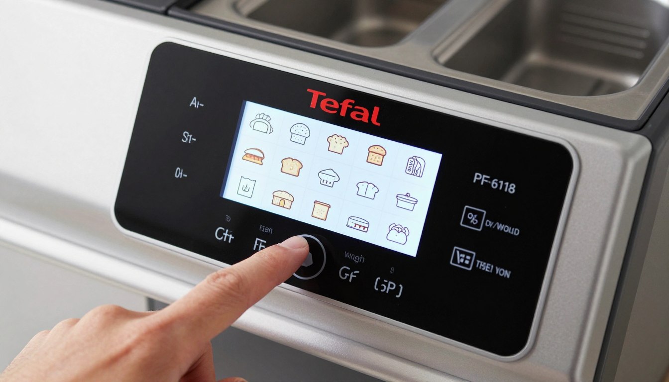 Panou de control Tefal Bread of the World cu 19 programe