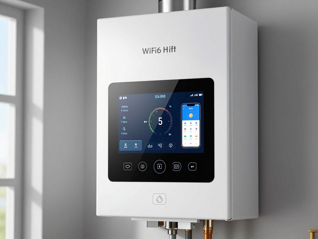 Panou de control digital modern cu conectivitate WiFi pentru centrale termice