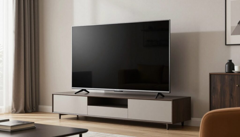 Philips 43PFS6805 televizor Full HD cu design elegant în apartament modern