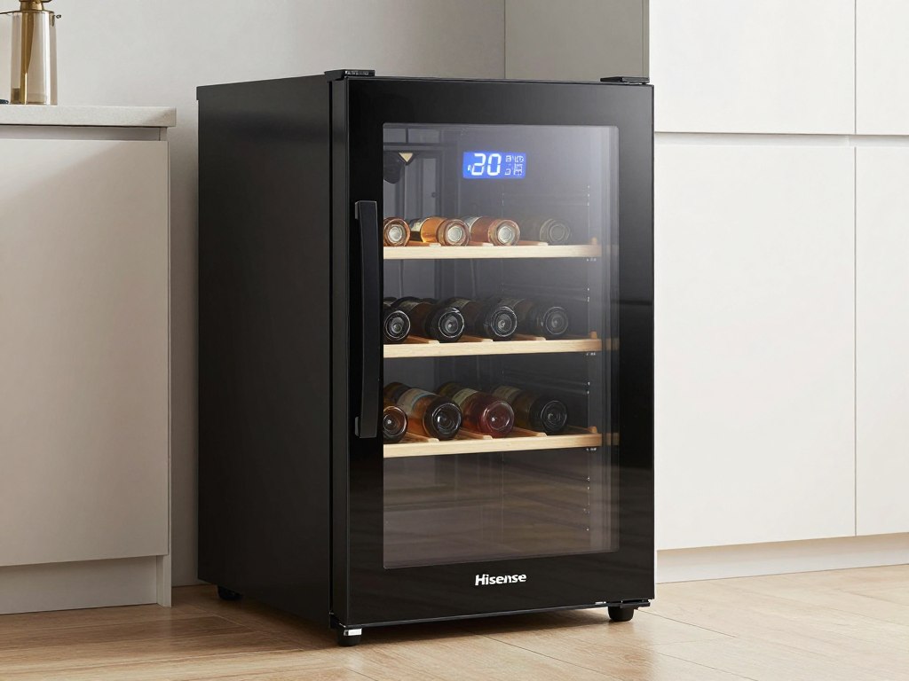 Racitor vinuri Hisense RW12D4NWG0 compact pentru apartamente mici