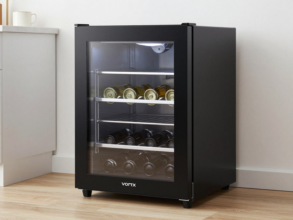 Racitor vinuri Vortex VWC5NBK02D compact 18 sticle
