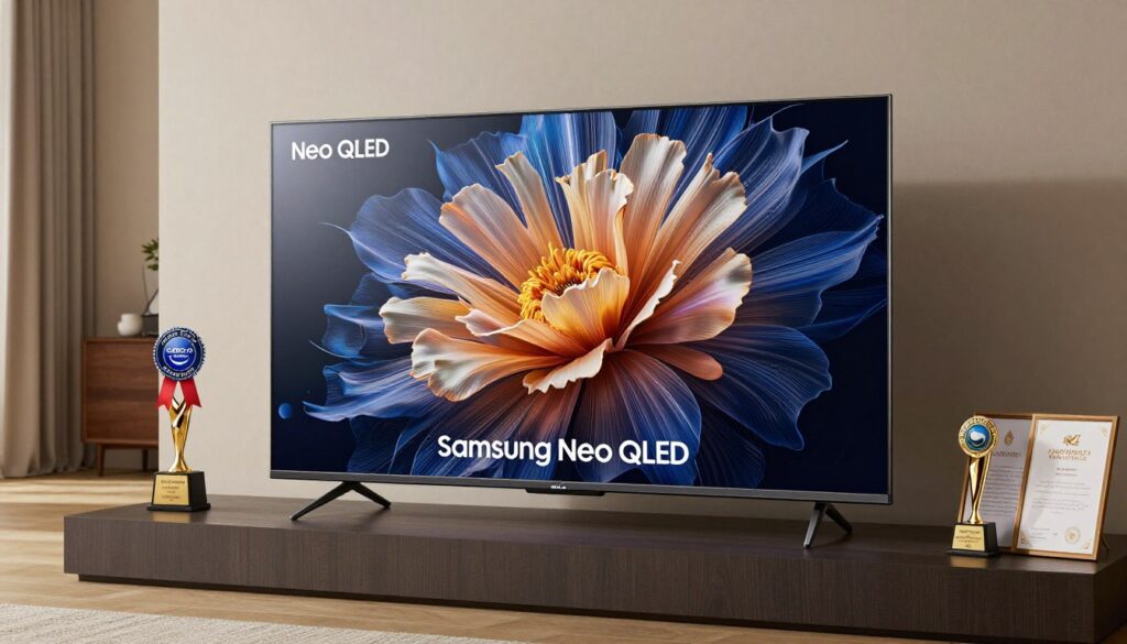 Samsung Neo QLED QN85D premiat ca alegerea editorului pentru apartamente 2026